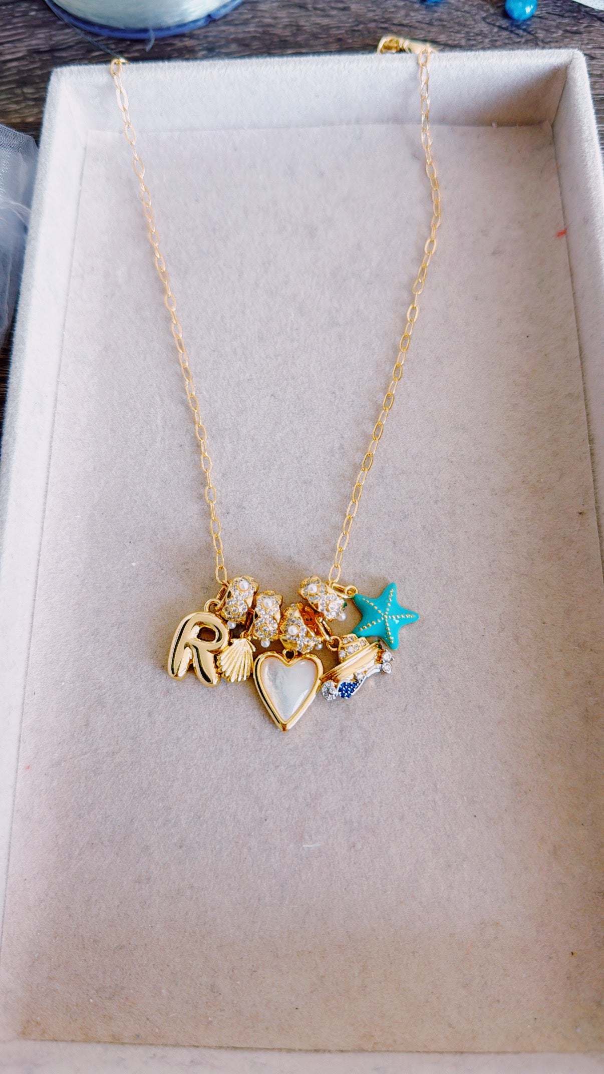 Dainty Bead Stack Chain