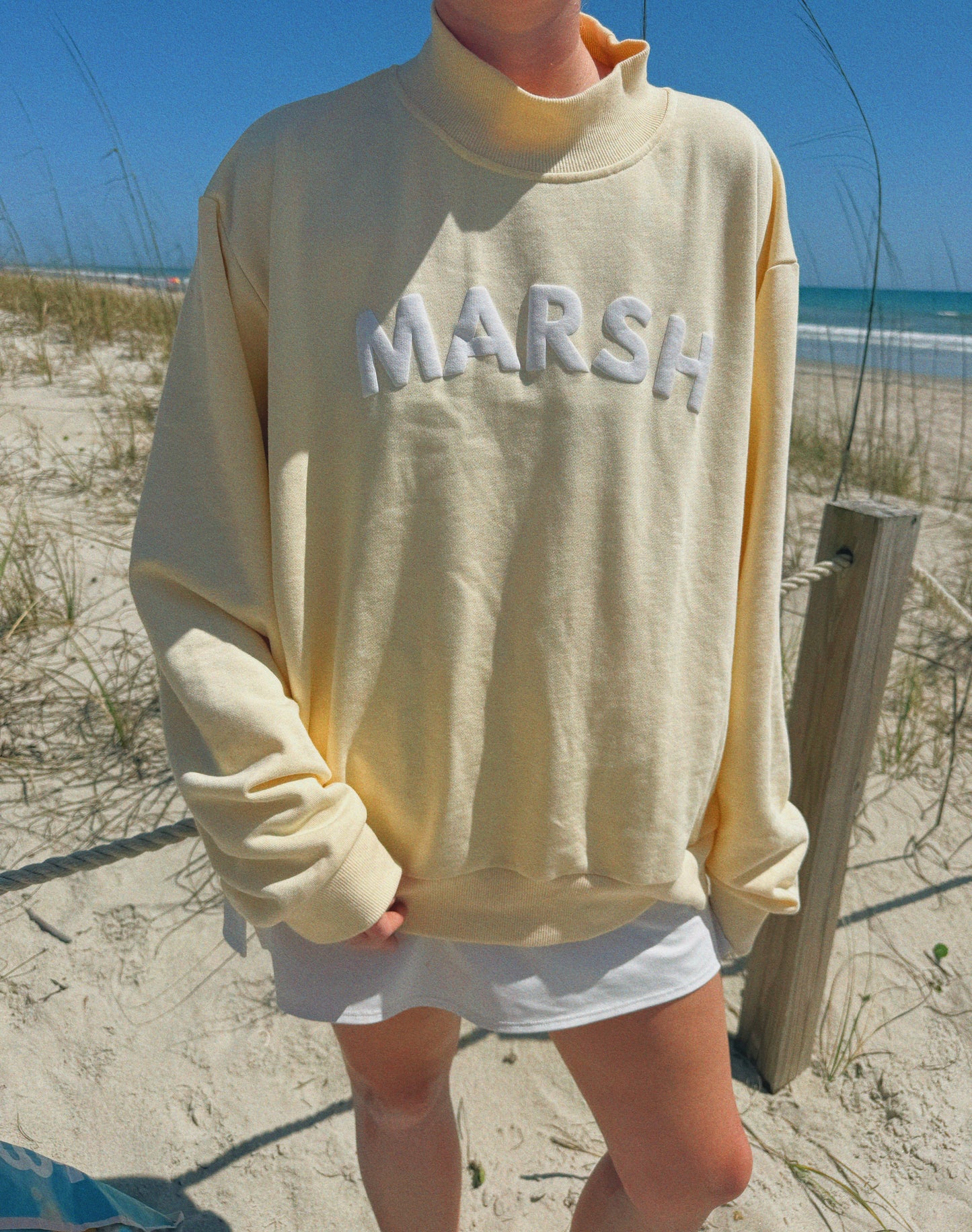 Butter Yellow Mockneck