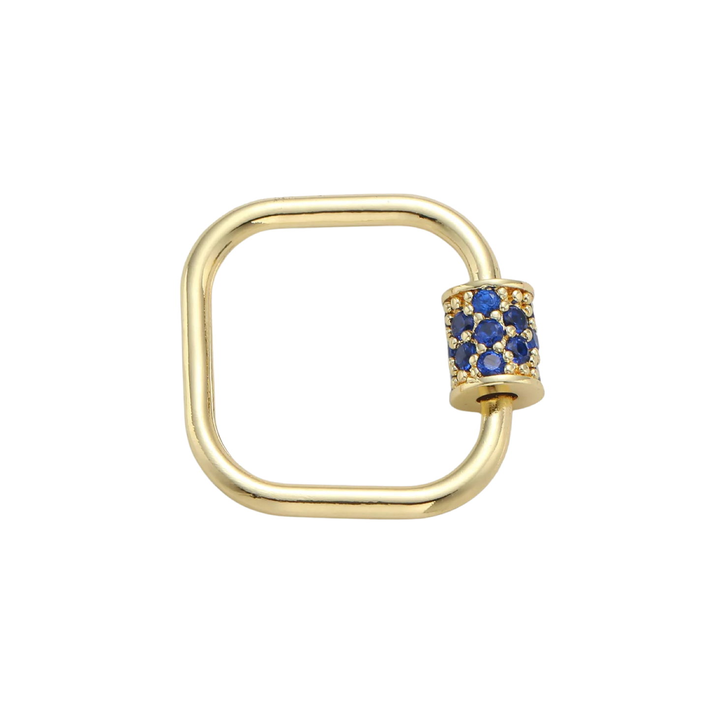 Gold and Dark Blue Square Base