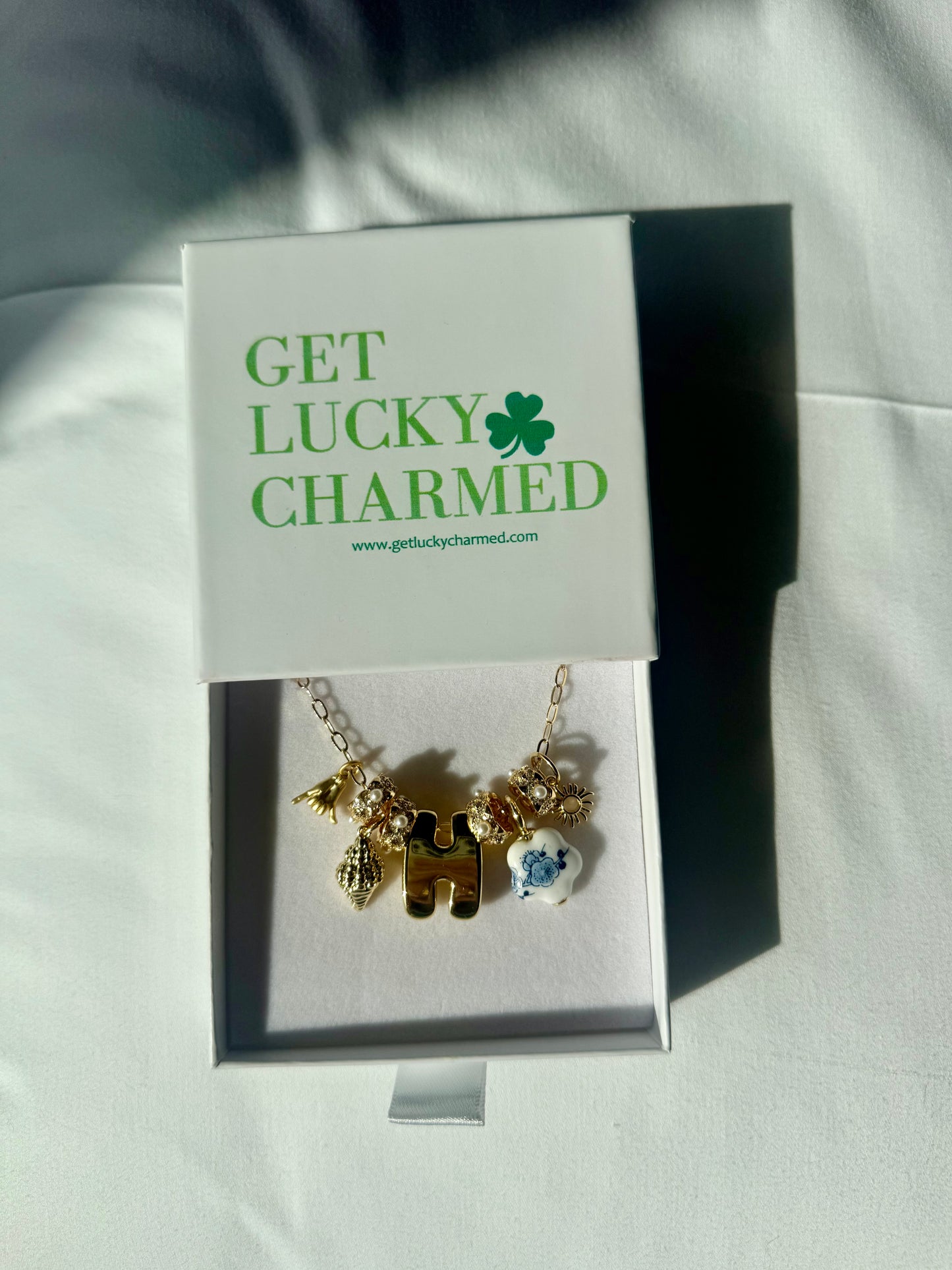 Initial Dainty Bead Stack