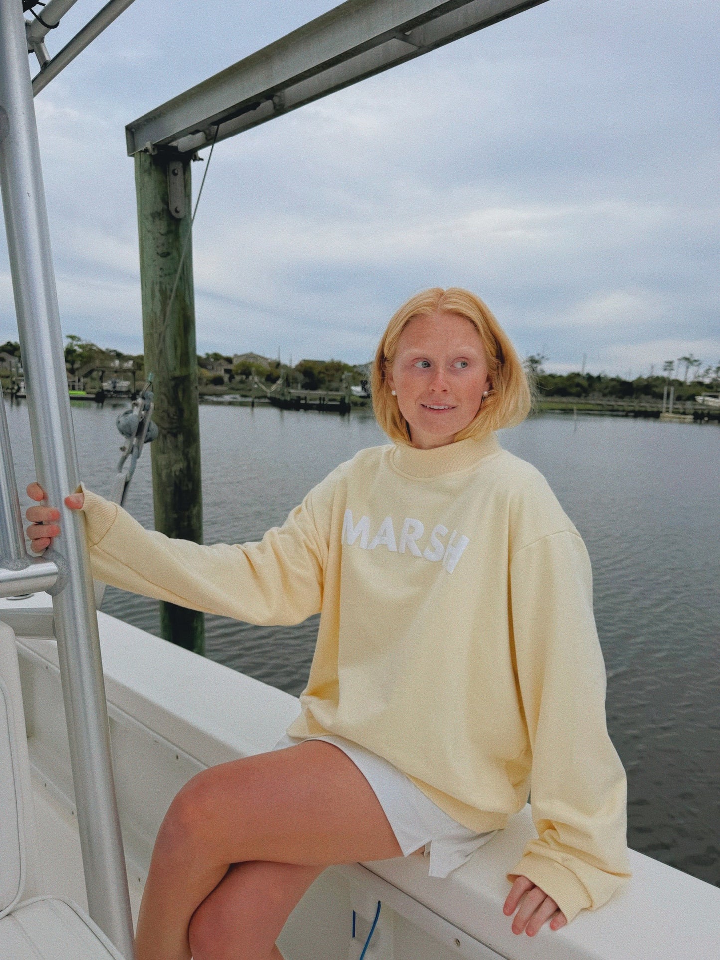 Butter Yellow Mockneck