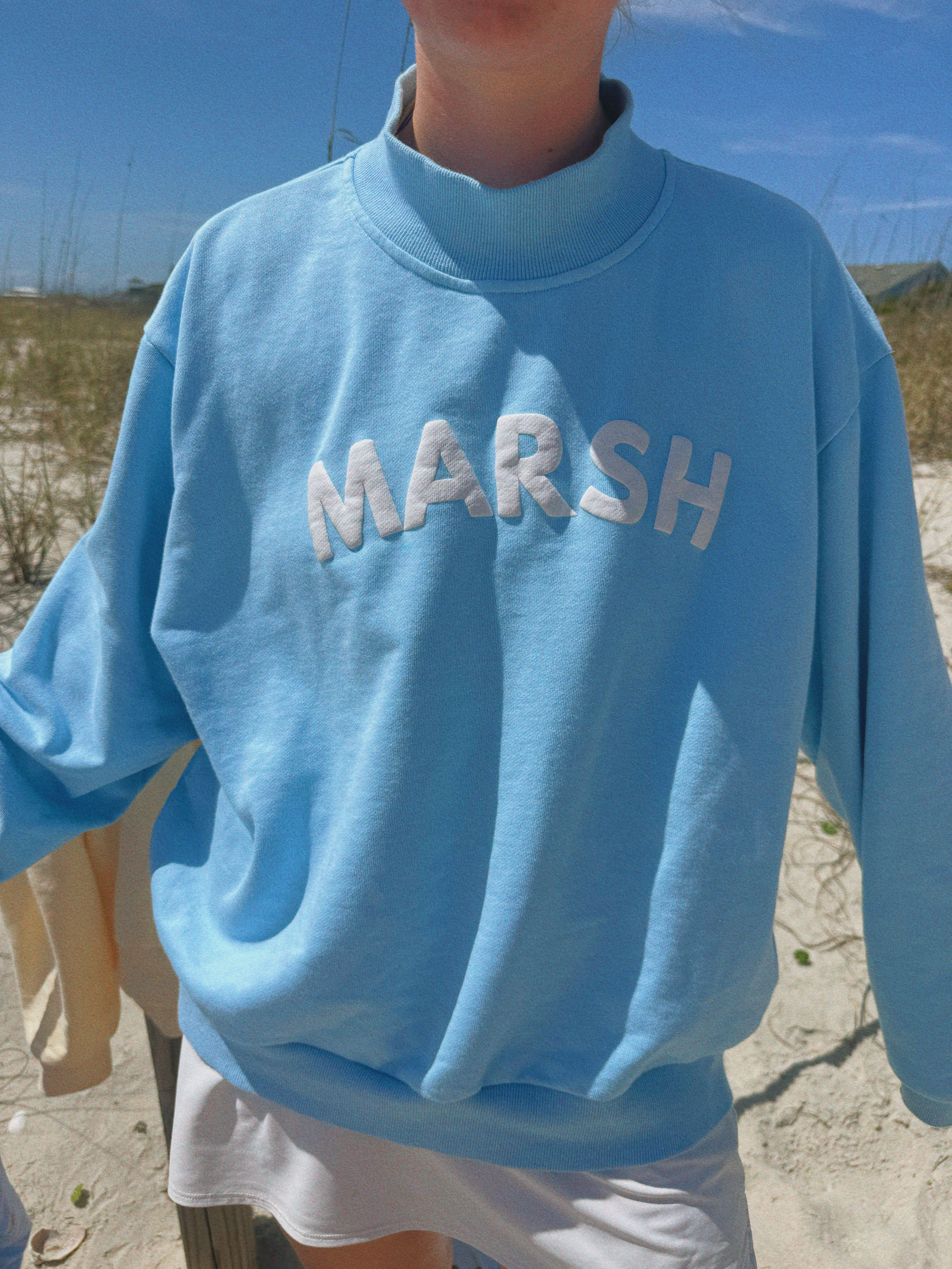 Mahi Blue Mockneck – Get Lucky Charmed